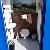 Ansicht Toilettencontainer